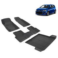 Haute qualité 3D TPE voiture tapis de sol revêtement de sol tapis de coffre pour Chevrolet Sonic 2012-2020 Cargo Liner voiture tapis tapis botte doublure