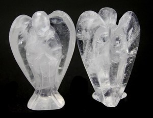 Wholesale 50mm 12 pieces/dozen <span class=keywords><strong>Angel</strong></span>, <span class=keywords><strong>Angel</strong></span> decoration small <span class=keywords><strong>rock</strong></span> crystal figurines for sale - Product Image 4