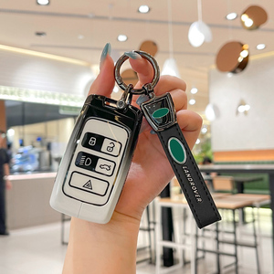 Funda de Silicona y Aleación de Zinc para Llaves de Auto LAND ROVER, <span class=keywords><strong>JAGUAR</strong></span> Xel, Xfl, Epace, Fpace, Xj, con Anillo para Llaves - Product Image 4