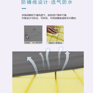 Anti Bedsore Mattress Double Layer Sponge Memory Foam Hospital <b>Bed</b> Care <b>Pad</b> For Elderly Heavy Users - Product Image 2
