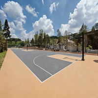 Runsure 22db Revêtement de sol synthétique ignifuge acoustique pour intérieur, surface marbrée, adapté à l'entraînement de volley-ball, garantie 10 ans
