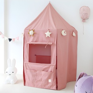 <span class=keywords><strong>Tenda</strong></span> a Mezzaluna in Tela di Cotone 100% Pieghevole Facile da Montare <span class=keywords><strong>Tenda</strong></span> da Gioco Quadrata in Tessuto Bianco per Interni ed Esterni - Product Image 4