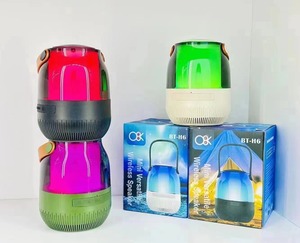 Mini Portable <b>Speaker</b> LED Light <b>Wireless</b> Microphone Karaoke Audio <b>Speaker</b> for Indoor Camping - Product Image 5