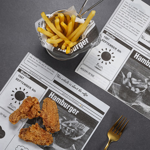 Disposable Oil Absorbing Paper Food Grade Kitchen Baking Paper Household Restaurant Snack Mat Paper - Product Image 2
