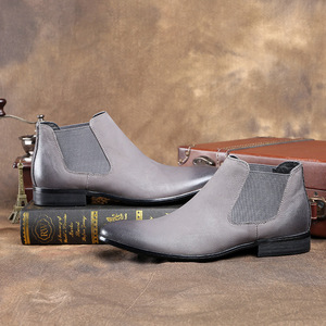 Chaussures Oxford pour hommes britanniques en cuir véritable imperméable, à bout fermé, faites à la main, pour mariage, formelles, décontractées, antidérapantes, avec boucles et sangles - Product Image 5