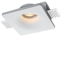 Lampu sorot LED anti-silau, lampu sorot aluminium Super LED 7W, plester langit-langit ramping cerdas Modern untuk kamar tidur