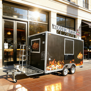 Remorque de cuisine mobile sur mesure pour hamburgers, service commercial, restaurant extérieur, remorque à pizzas - Product Image 5