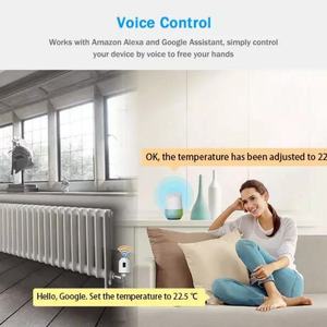 Vanne thermostatique programmable WiFi TYSH, vanne thermostatique numérique intelligente pour <span class=keywords><strong>radiateur</strong></span> Tuya Zigbee - Product Image 2