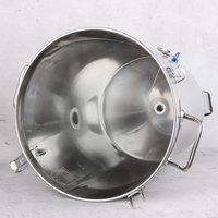 Fût de brassage sous pression en acier inoxydable 30/70L pour la fermentation de bière maison et de vin maison, écologique et à pression auto-étanche BrightDay