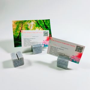 Cristales de bricolaje que venden tarjetero de Cuarzo Rosa, Tarjetero con varios colores en stock - Product Image 3