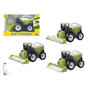 Combine Harvester <b>Toy</b> 14Cm With Cutting Attachment For Kids Farm Play - Product Image 1