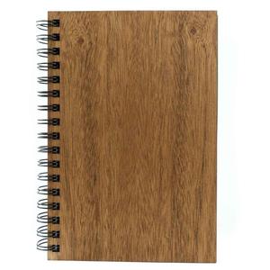 Eco Friendly Recycled Custom Printed <strong>Thick</strong> Spiral Wood Print Offset Paper Cover <strong>Notebook</strong> - Product Image 1