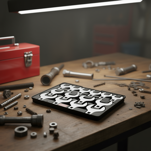 ชุดประแจหกเหลี่ยม Veyor 14 ชิ้น ขนาด 1/2 นิ้ว SAE 1-1/16 ถึง 2 นิ้ว วัสดุ 40CR พร้อมถาดเก็บ - Product Image 2