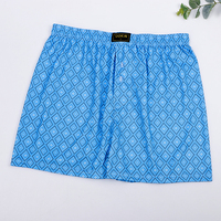 UOKIN 100% Polyester Plaid Antique Design Mixte Loose Summer Men Casual Boxer Shorts Pyjama Pants Stock Wholesale