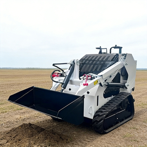 Multi Functional Mini <strong>Skid</strong> <strong>Steer</strong> <strong>Loader</strong> With Snow Blower Sweeper Auger Attachment - Product Image 3
