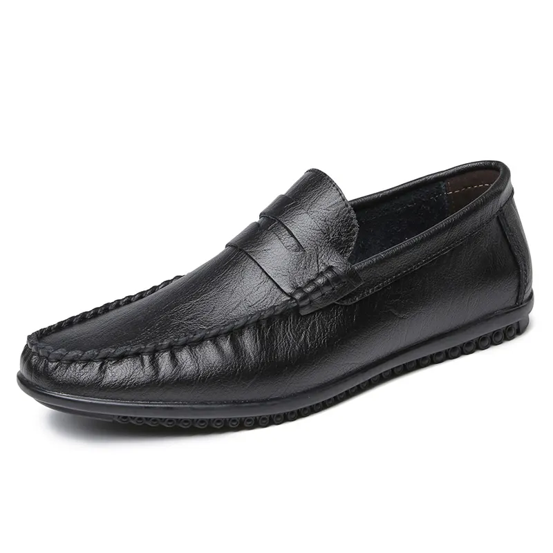 2021 Best Quality High Class Handmade Crocodile Skin Design Men Dress Shoes Breathable Slip on Loafers Men Shoes