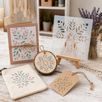 Pochoir en plastique personnalisé pour la création de cartes et les projets artistiques DIY