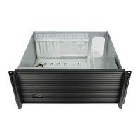 Châssis de serveur 4U BTX en alliage d'aluminium pour montage en rack, avec ventilateur, alimentation redondante à échange à chaud, supportant 7 emplacements PCIe, stock industriel