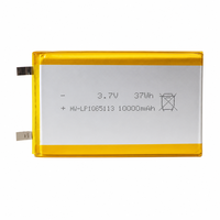 Batterie au lithium polymère HW 3.7V 10000mAh 10Ah 1065113 avec certifications CE RoHS UN38.3 pour enceinte Bluetooth et batterie externe