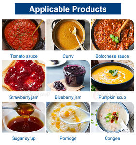 Commercial Food Processing Equipment for Chili Jam <strong>Paste</strong> Caramel With Double Jacket Heating Planetary Cooking Mixer - Product Image 2