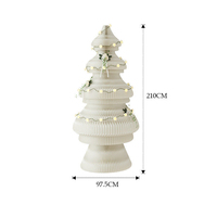 Ornement de Noël décoratif pliable et léger en LED pour usage commercial