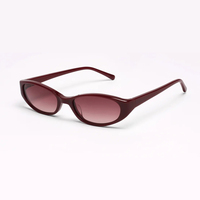 Lunettes de soleil Finione de style australien, marron, Y2K, rétro, œil de chat, UV400, mode féminine, Italie, luxe, logo personnalisé, lunettes de soleil de créateur