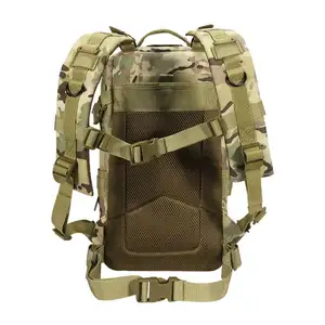 Nova mochila tática Camuflagem Poliéster criptografia 600D 3P mochila