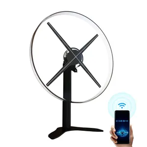 DZ52 Wiikk 52Cm 3D Hologram Led Fan Display Met Acryl Cover Holografische Projector