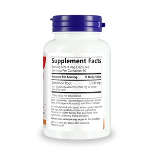 Suplemento de Raíz de Diente de León de 1500 mg por Porción, Apoya la Función Hepática, Digestión Saludable, Cápsulas de Raíz de Diente de León - Product Image 2