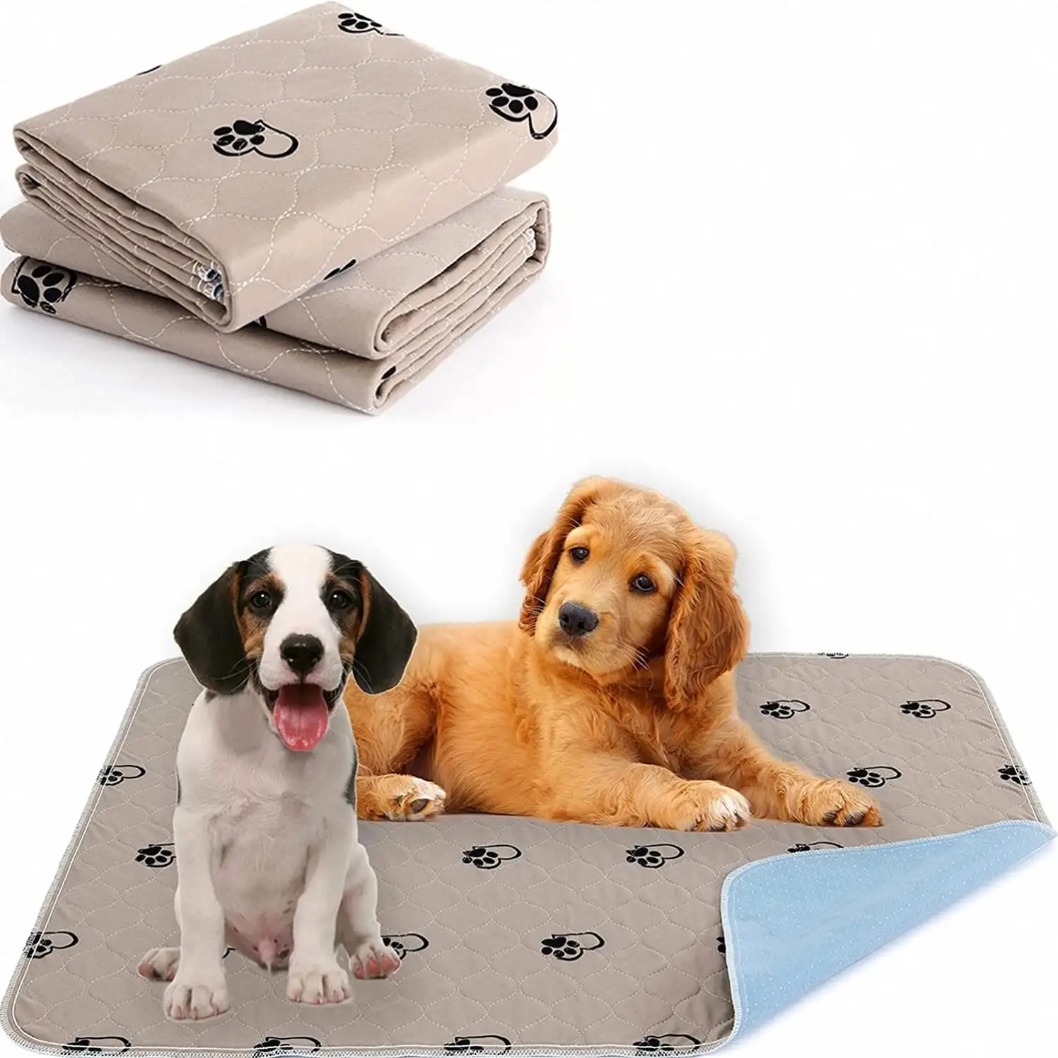 DBAT tamaño personalizado Whelp impermeable reutilizable 36x48 almohadillas para mascotas lavable cachorro entrenamiento Pee Pad reutilizable