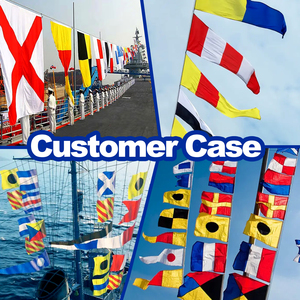 S'il vous plaît ralentir loin de moi drapeaux nautiques pour la marine/océan/bateau/yacht/produit promotionnel de fête de plage avec impression numérique - Product Image 5