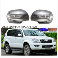 Coques de rétroviseurs SURF 4RUNNER avec éclairage LED pour Toyota PRADO FJ120 2003-2009, accessoires décoratifs LED pour rétroviseurs de voiture