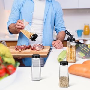 32 Oz Tái Sử Dụng Lớn Nhựa Gia Vị Lọ Với Shaker Có Nắp Đậy Rỗng Bột Lưu Trữ Container Xi Lanh Hình Dạng Chai Container - Product Image 4