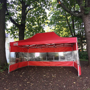 Tente pliable et imperméable à <span class=keywords><strong>double</strong></span> couche de 3*3m avec parois latérales détachables pour événements d'envergure, mariages et fêtes. - Product Image 4