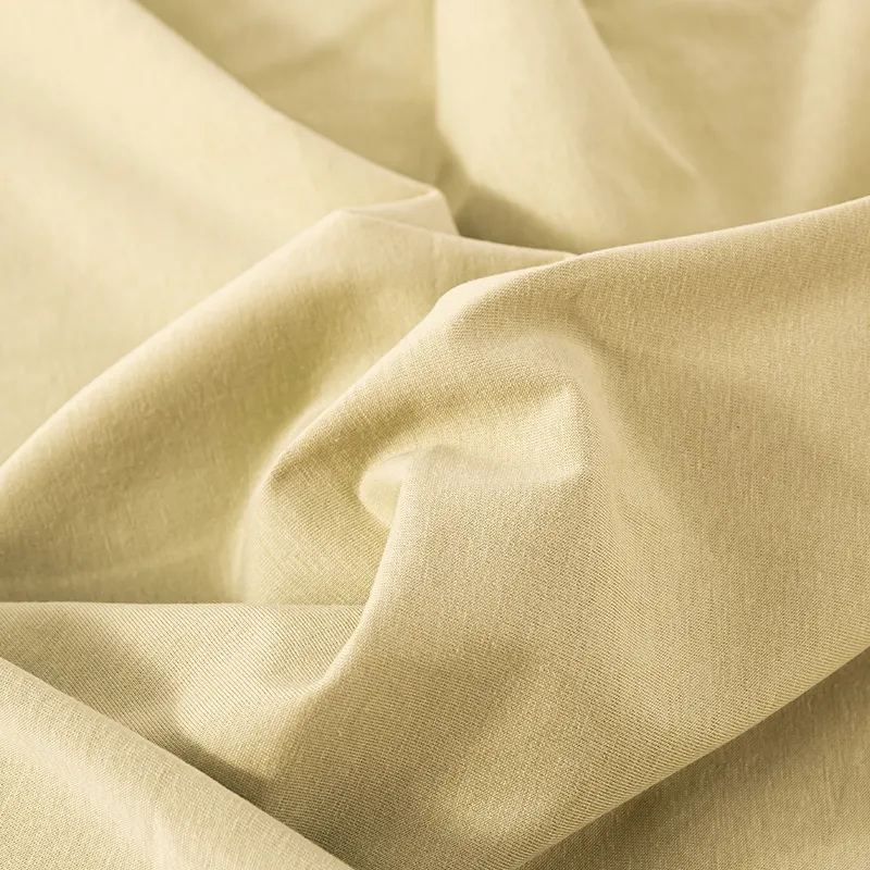 Toptan özelleştirilmiş tek jarse kumaş % 100% pamuklu kumaş 160gsm örme pamuk t gömlek kumaşı