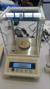 Laboratorio Digital de precisión de 220g, Escala de 0,0001G, balanza analítica electrónica de alta precisión de 0,0001G