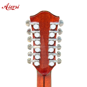 Chitarra acustica personalizzata con Pickup in palissandro 12 corde di vendita calda di marca Aiersi - Product Image 6