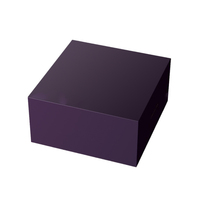 Boîte cadeau pliante en carton de luxe personnalisée avec aimant et pelliculage brillant pour exposition, supermarché, promotion en épicerie