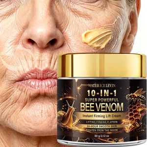 Crème raffermissante instantanée au venin <span class=keywords><strong>d</strong></span>'abeille 10 en 1, 60 g, extrait <span class=keywords><strong>d</strong></span>'<span class=keywords><strong>escargot</strong></span>, crème anti-âge pour le <span class=keywords><strong>visage</strong></span>, lisse et anti-âge 24h - Product Image 3