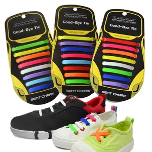 Jerryfootprint Zonder Stropdas Veters Voor Volwassenen En Kinderen, Elastische Schoenveters Voor Sneakers, Rubberen Siliconen Tieless Veters