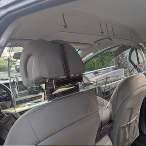 VONVIK 2020 Nouvelle <span class=keywords><strong>protection</strong></span> en plastique acrylique <span class=keywords><strong>Plexiglas</strong></span> Séparateur Sneeze Guard pour Taxi Conducteur de véhicule passag - Product Image 3