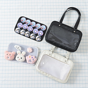 Sac Ita Rectangulaire Minimaliste Personnalisé, OEM ODM, Petit Lot, avec Fenêtre de Présentation pour Badges et Poupées - Product Image 2