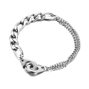 <span class=keywords><strong>Bracelet</strong></span> menottes en acier inoxydable plaqué <span class=keywords><strong>or</strong></span> 18 carats pour femmes Boho Retro Thick Twist Figaro Chain Party Trendy Jewelry New - Product Image 6