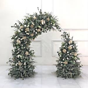 이벤트 파티 무대 장식 백 방울 용품 아기 호흡 배경 꽃 배경 스탠드 웨딩 아치 배경 - Product Image 6