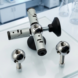 25mm Stainless Steel Modern Ball Accessories <strong>USM</strong> <strong>Haller</strong> Components Furniture Frame Universal Fit Home Office Hotel Bedroom - Product Image 5