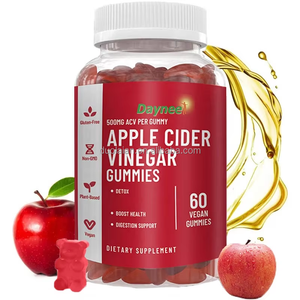 Gummies di aceto di sidro di mele per adulti integratori dimagranti vitamine pillole bruciagranti dimagranti corpo morbido caramella ACV mela - Product Image 1