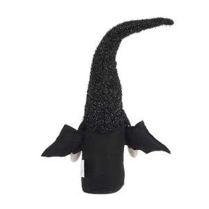 DB Halloween Decorativo 10x3x15,5 Gnomo de tela negra con alas para decoraciones navideñas - Product Image 6