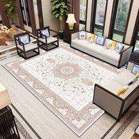 Tapis Bohème à Poils Courts en Polyester de Haute Qualité, Fabriqué à la Machine, Antidérapant, Personnalisable, Écologique et Adapté aux Animaux Domestiques, Vente en Gros