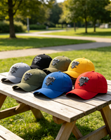 Gorra de béisbol de 6 paneles, 100% algodón, con visera curva, estilo nórdico minimalista, ligera, suave, con logotipo y color de material personalizados de fábrica.