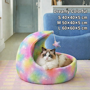 Tempat Tidur Kucing Multi-Style Lembut, Bernapas, Ramah Lingkungan, Cocok untuk Musim Panas, Siap Kirim, Berbagai Ukuran untuk Kucing, Pengiriman Cepat - Product Image 6